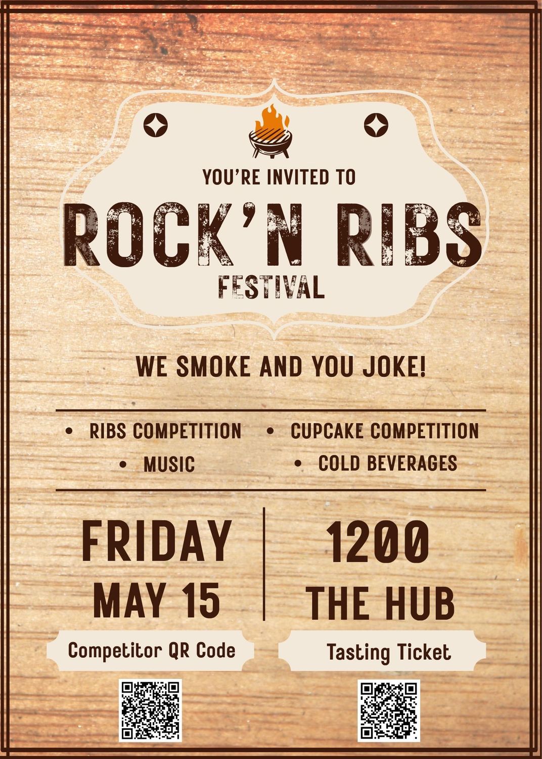 ROCK 'N RIBS COMPETITORS' REGISTRATION