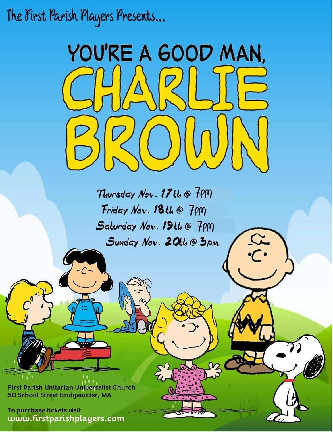 You're A Good Man Charlie Brown - Friday Night Tickets - Adult