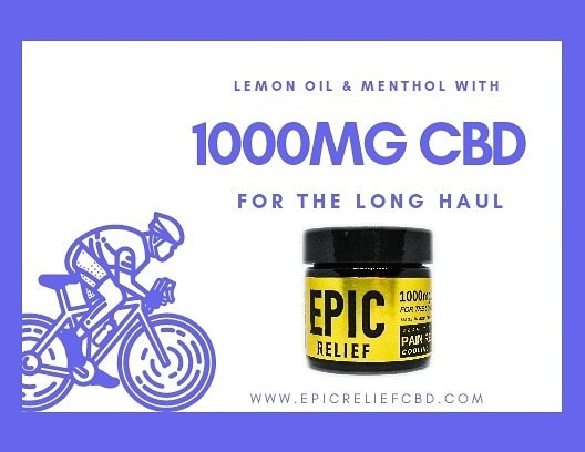 Epic Relief 1000mg CBD Cooling Lemon Balm