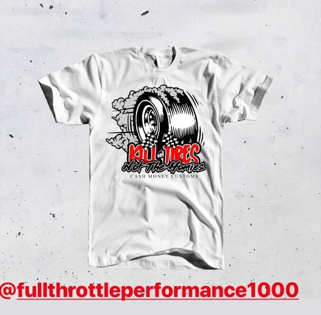 SMOKIN&#39; TIRES #KTNTH TSHIRT MEDIUM