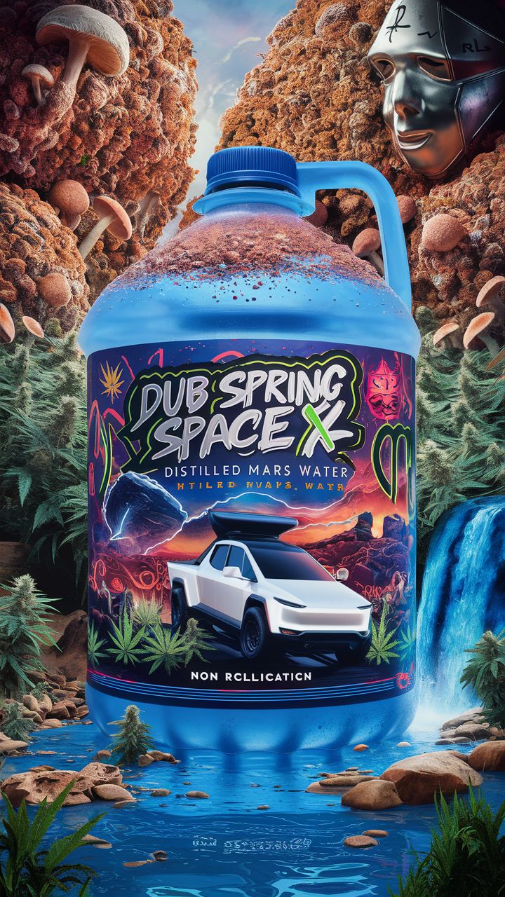 Dub Spring X Distilled Mars Water 2x Labels