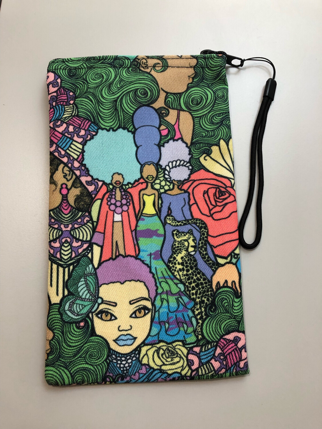 Afro Candy Land Cellphone Clutch