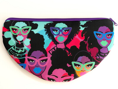 Fashion Fro Multi-style Half Circle Pouch