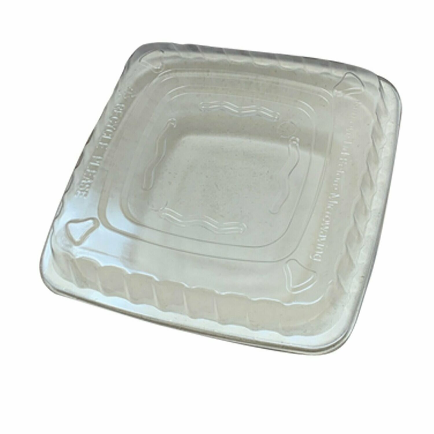 ESB-LD18 EccoCane PET Plastic Square Bowl Lid