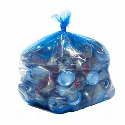 Garbage Recycling blue Bag 46 Gallon
