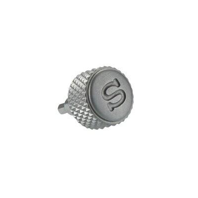 Stainless steel crown for watch modding SKX007
