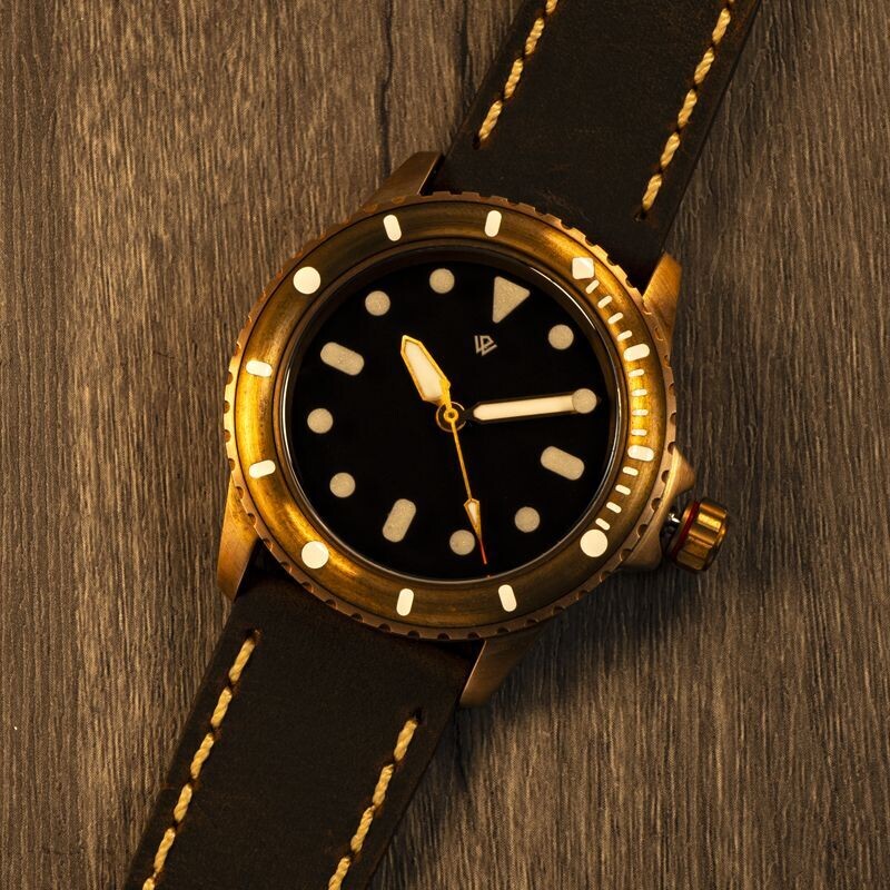 Limited edition Bronze Pearl Diver Musou black ultrablack dial