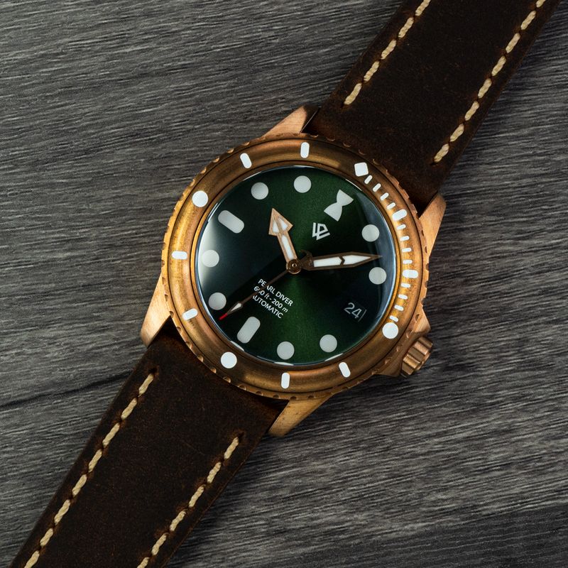 Bronze PEARL DIVER Basilisk BGW9 Grade A ef NH35A date