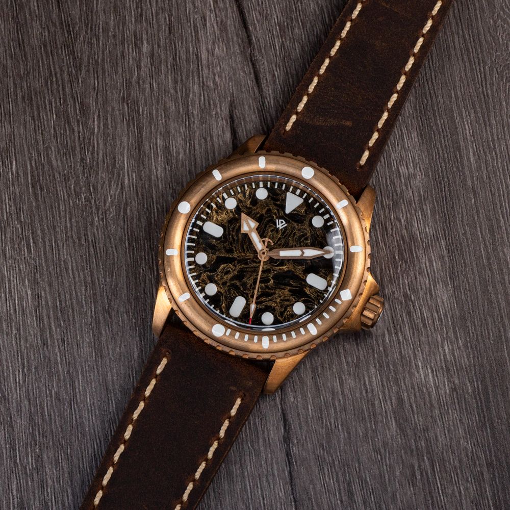 Bronze PEARL DIVER Phoenix bronze insert NH38A