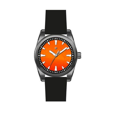 Orange Agate Basilea Titanium Grade 5 automatic watch