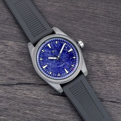 Purple amethyst Basilea Titanium Grade 5 automatic watch