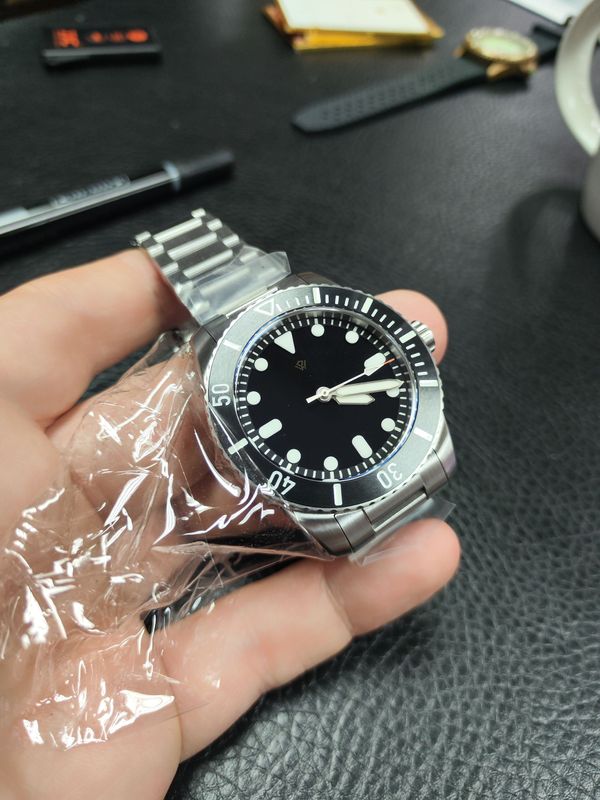 Steel PEARL DIVER Musou black dial 39 mm