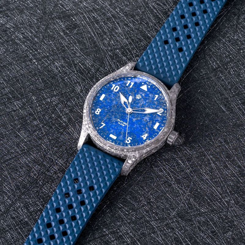 Anniversary Flieger — Crystalized Ti-P5 & Lapis (NH38A No-date) – 40 mm