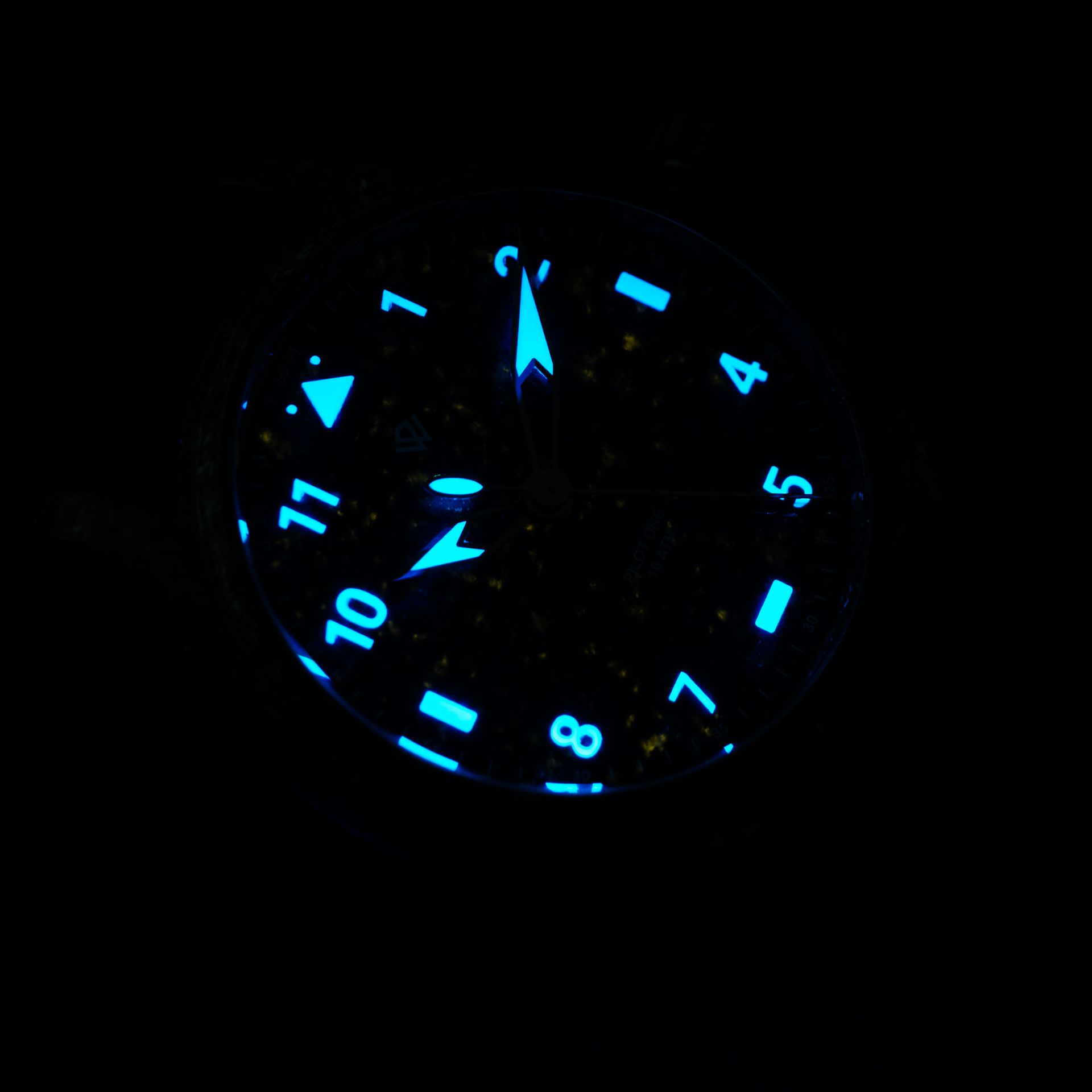 Anniversary Flieger — Crystalized Ti-P5 & Blue (NH38A No-date) – 40 mm