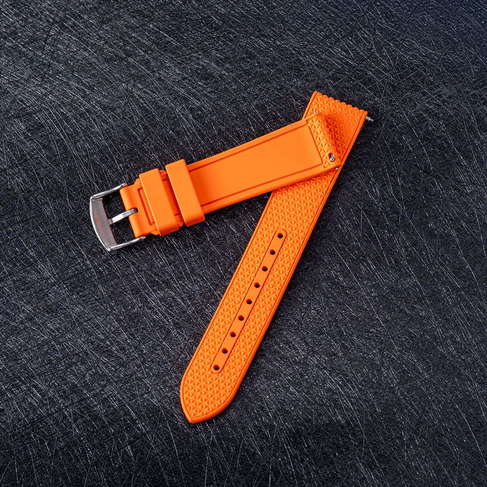 FKM Rubber strap - Diamond Patterns - 20 mm