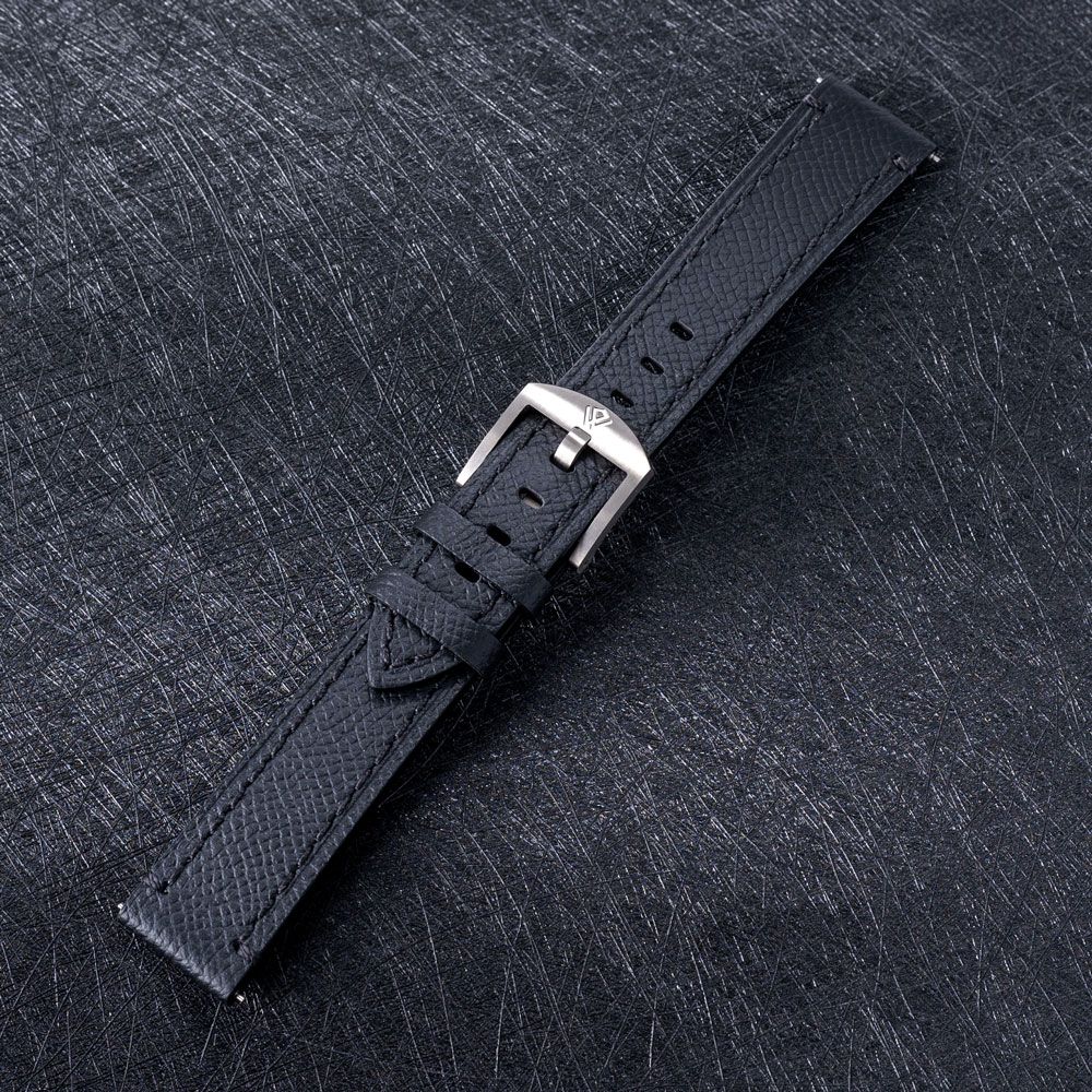 Lychee Pattern high quality Leather Strap - 20 mm