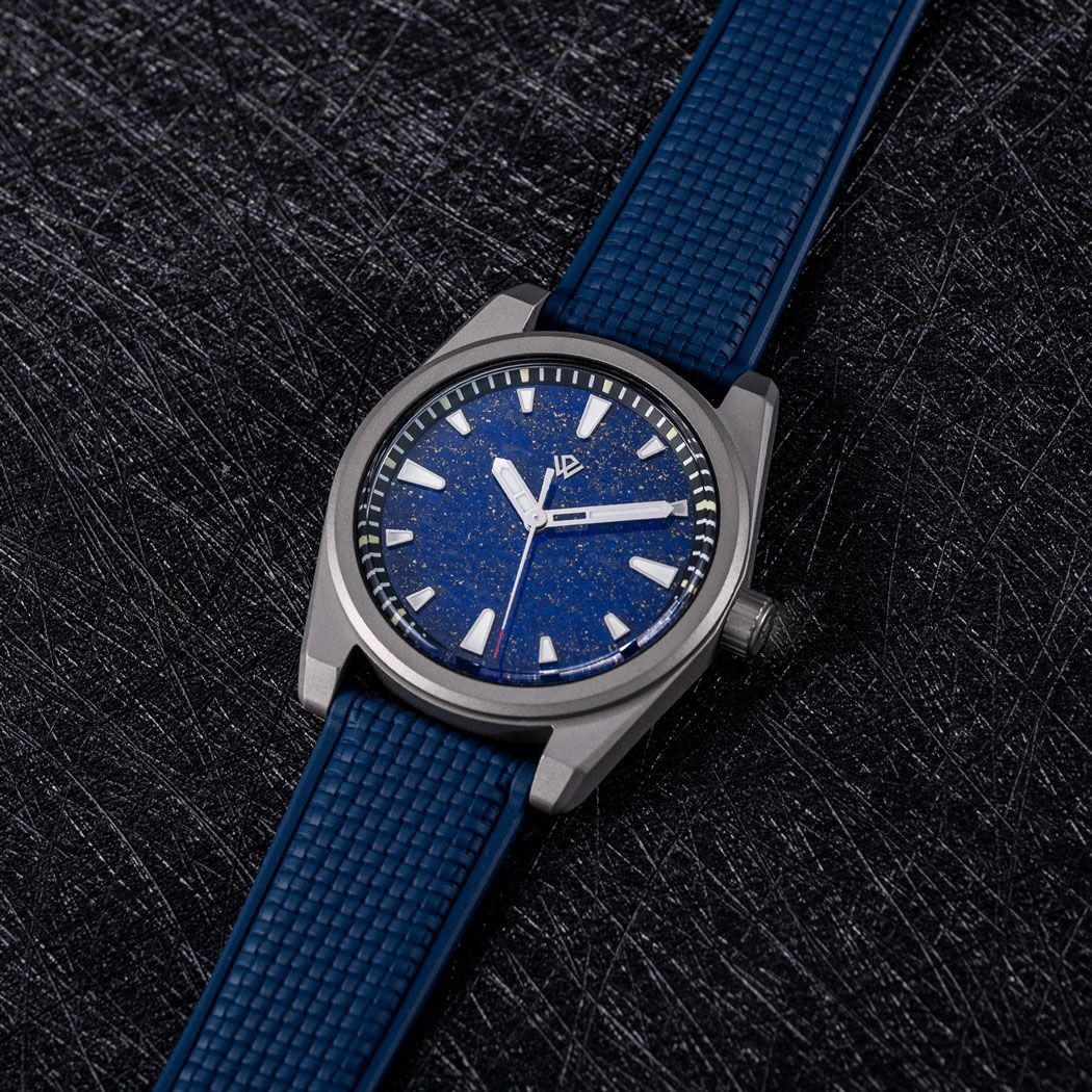 Basilea 39 mm – Lapis Dial, Grade 5 Titanium, Soprod M100