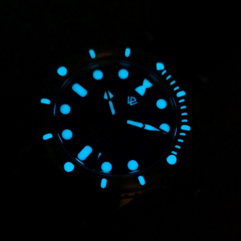 No Date NH38 Phoenix Forged Carbon Bronze Pearl Diver 40 mm all BGW-9