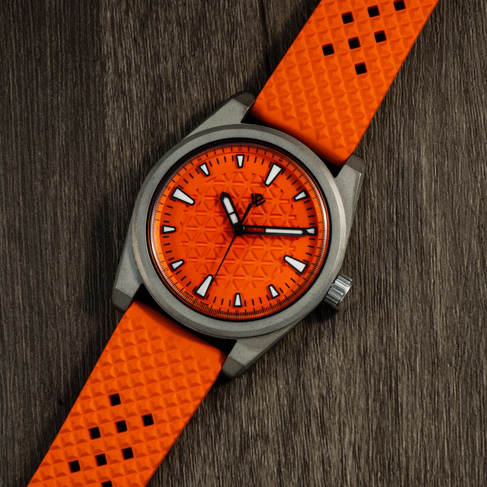 Swiss Made Titanium Basilea Orange no date Swiss Made Titanium Basilea Orange no date