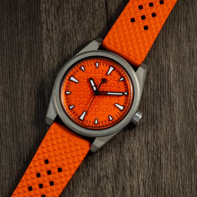 Swiss Made Titanium Basilea Orange no date Swiss Made Titanium Basilea Orange no date