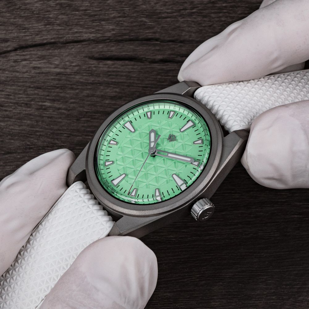 Basilea Titanium Grade 5 (Mint) — Soprod M100, 39 mm | WICKED WATCH