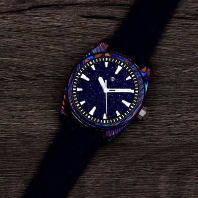 Basilea 39 mm – Timascus Case & Aventurine Dial, Soprod M100 (Pre-Order) Basilea 39 mm – Timascus Case & Aventurine Dial, Soprod M100 (Pre-Order)