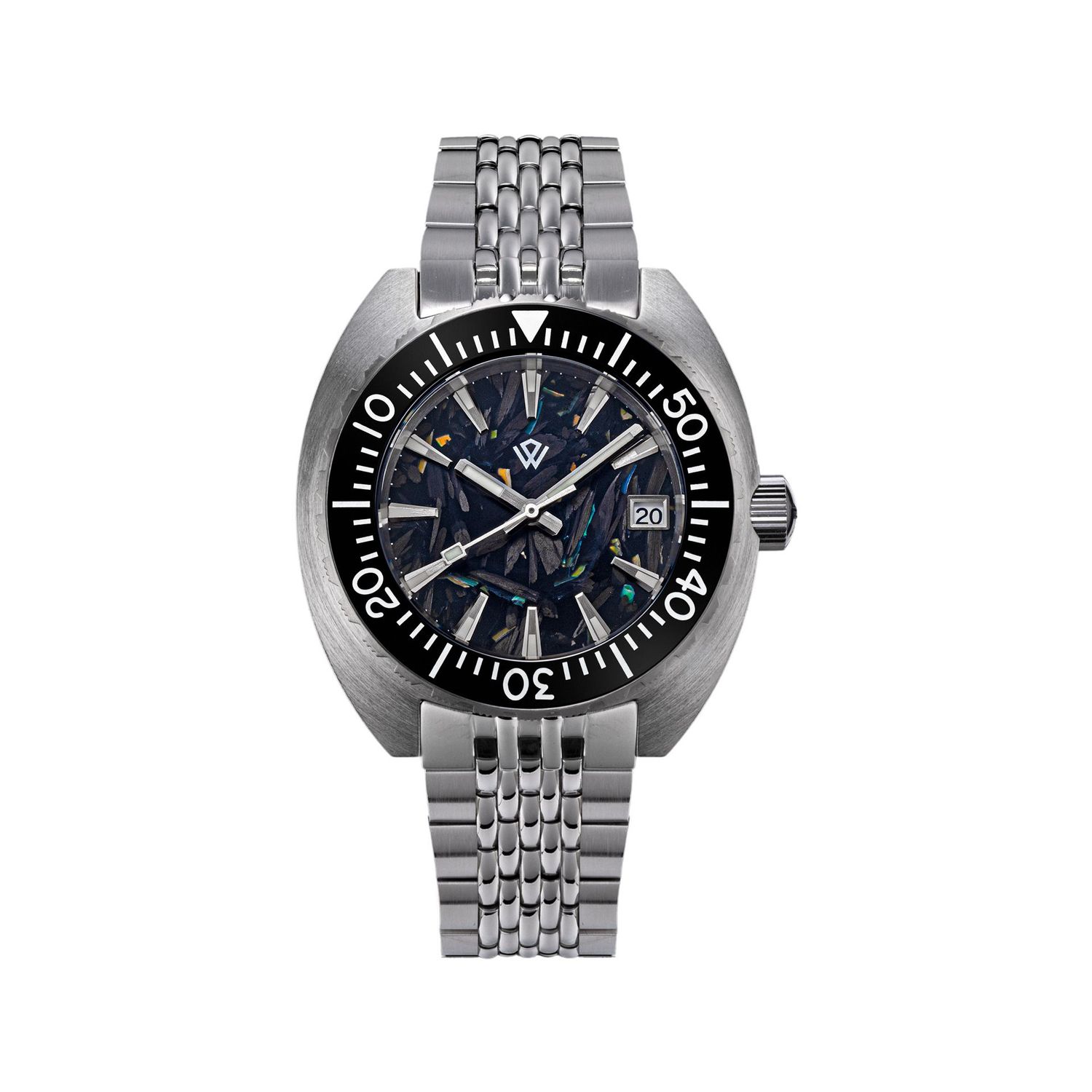 The Ocho - 42 mm diver watch automatic movment blue carbon