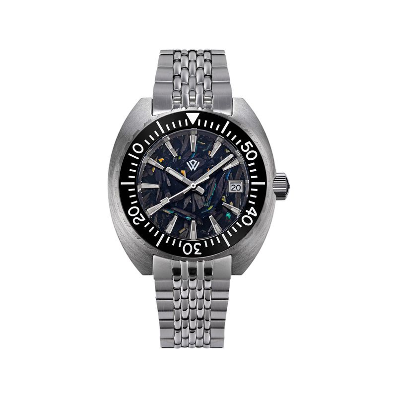 The Ocho - 42 mm diver watch automatic movment blue carbon