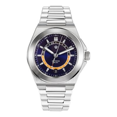 WIC006 GMT Blue - 38 mm Stainless Steel Sports Watch