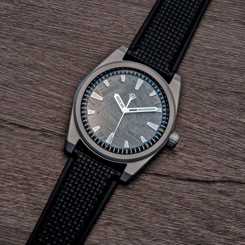 US STOCK Basilea 39 mm – Meteorite Dial, Grade 5 Titanium, Soprod M100