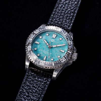 Damascus Diver — Amazonite Dial | Swiss ETA Automatic Watch Damascus Diver — Amazonite Dial | Swiss ETA Automatic Watch