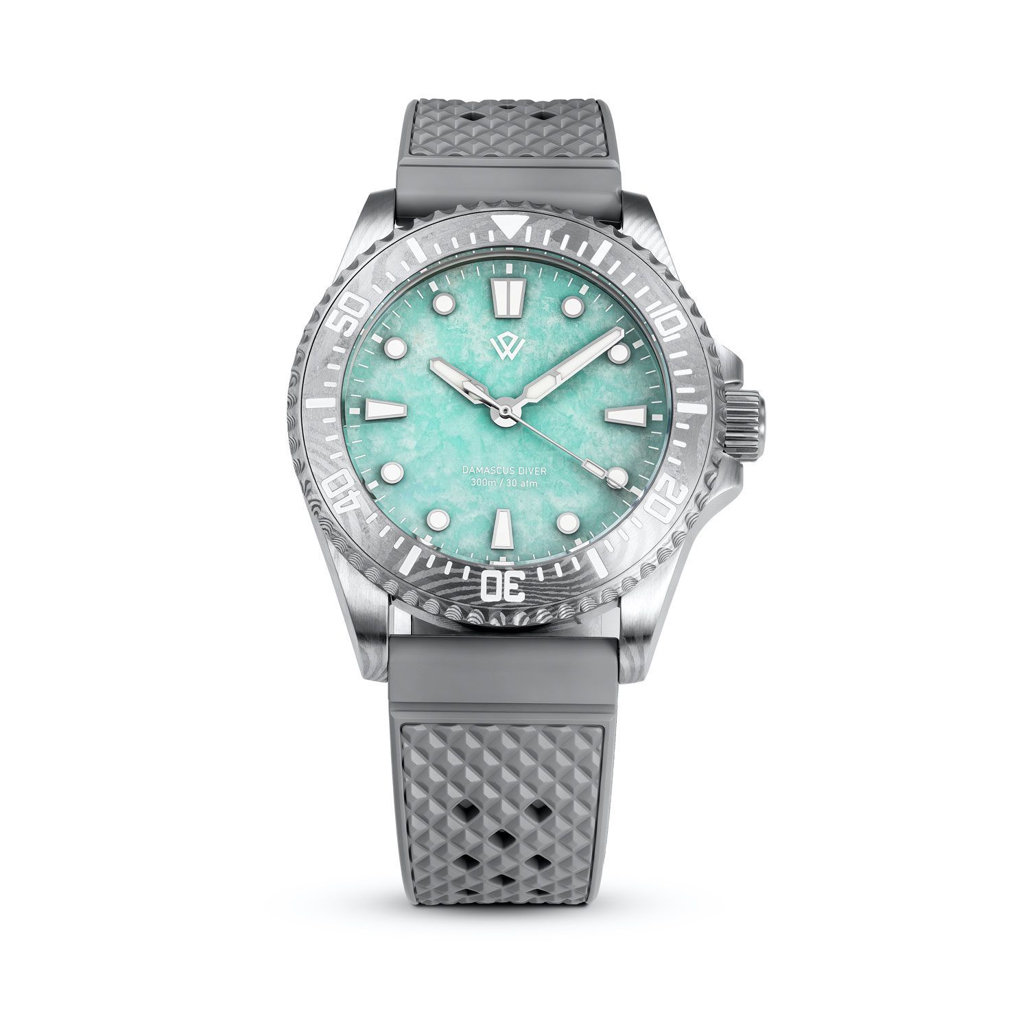 Damascus Diver — Amazonite Dial | Swiss ETA Automatic Watch