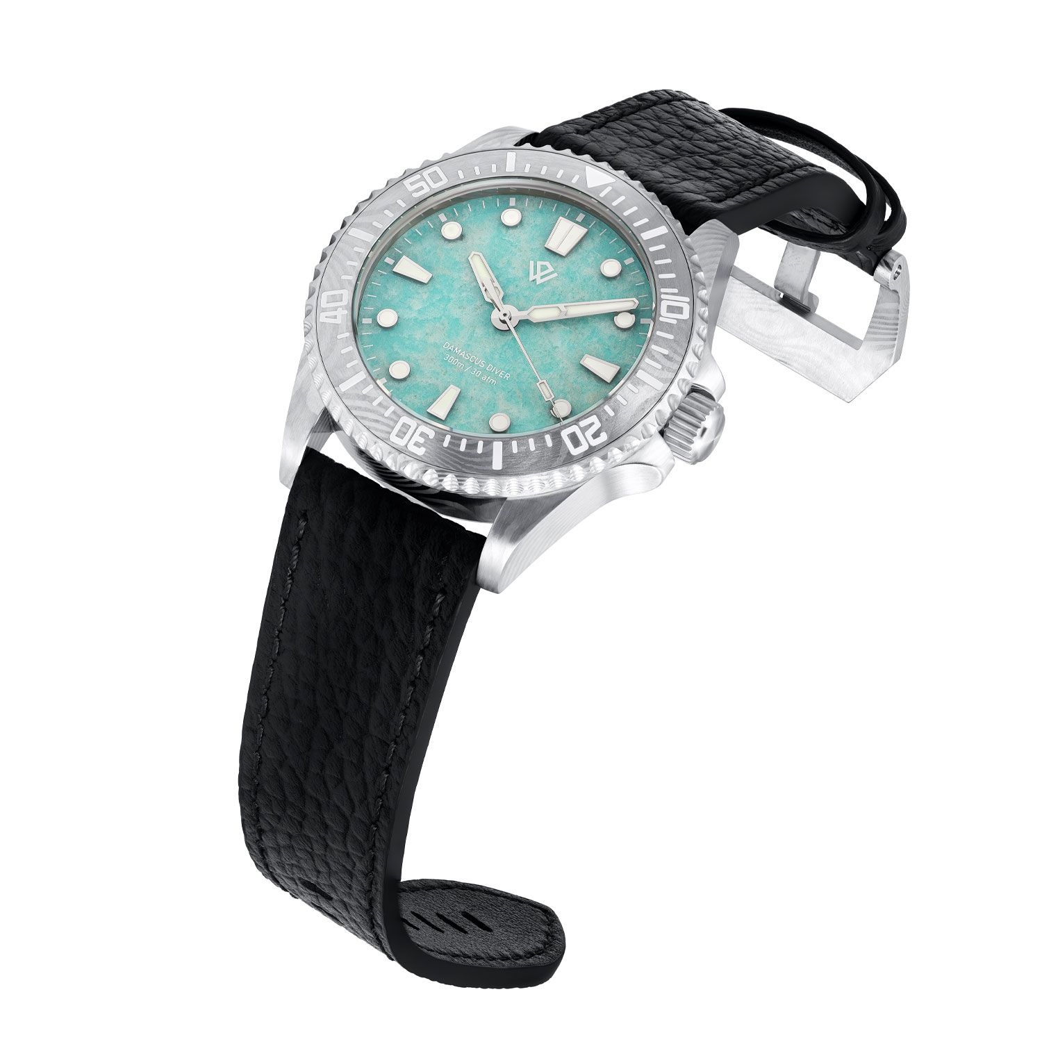 Damascus Diver — Amazonite Dial | Swiss ETA Automatic Watch