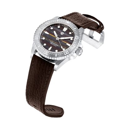 Damascus Diver — Tiger Iron Dial | Swiss ETA Automatic Watch Damascus Diver — Tiger Iron Dial | Swiss ETA Automatic Watch
