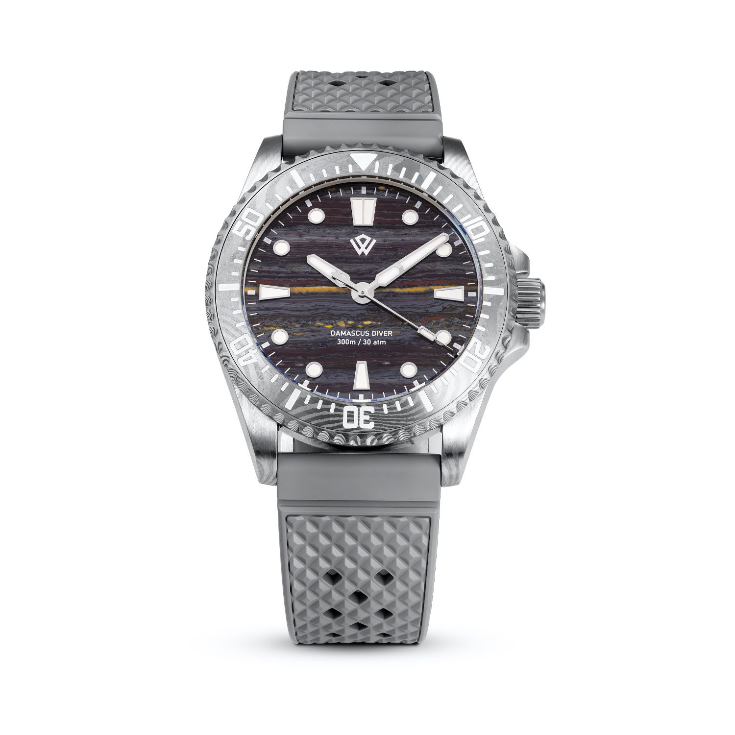 Damascus Diver — Tiger Iron Dial | Swiss ETA Automatic Watch