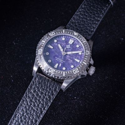 US STOCK Damascus Diver — Charoite Dial | Swiss ETA Automatic Watch