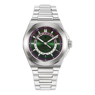 WIC006 GMT Pistachio - 38 mm Stainless Steel Sports Watch - PHOTO SAMPLE WIC006 GMT Pistachio - 38 mm Stainless Steel Sports Watch - PHOTO SAMPLE