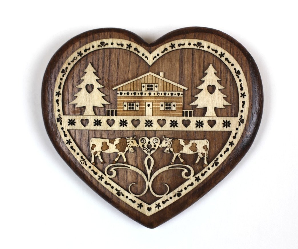 Coeur découpé facon Poyas