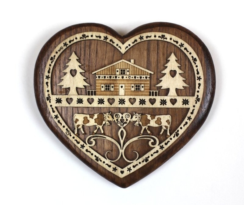 Coeur découpé facon Poyas