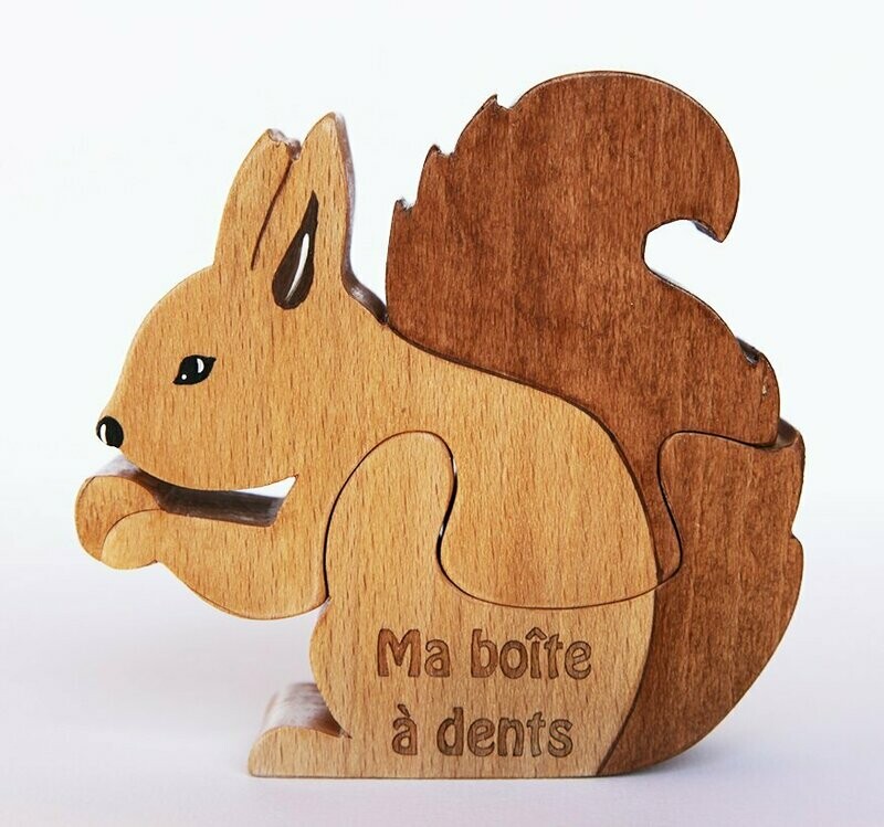 Ma boite à dent Ecureuil