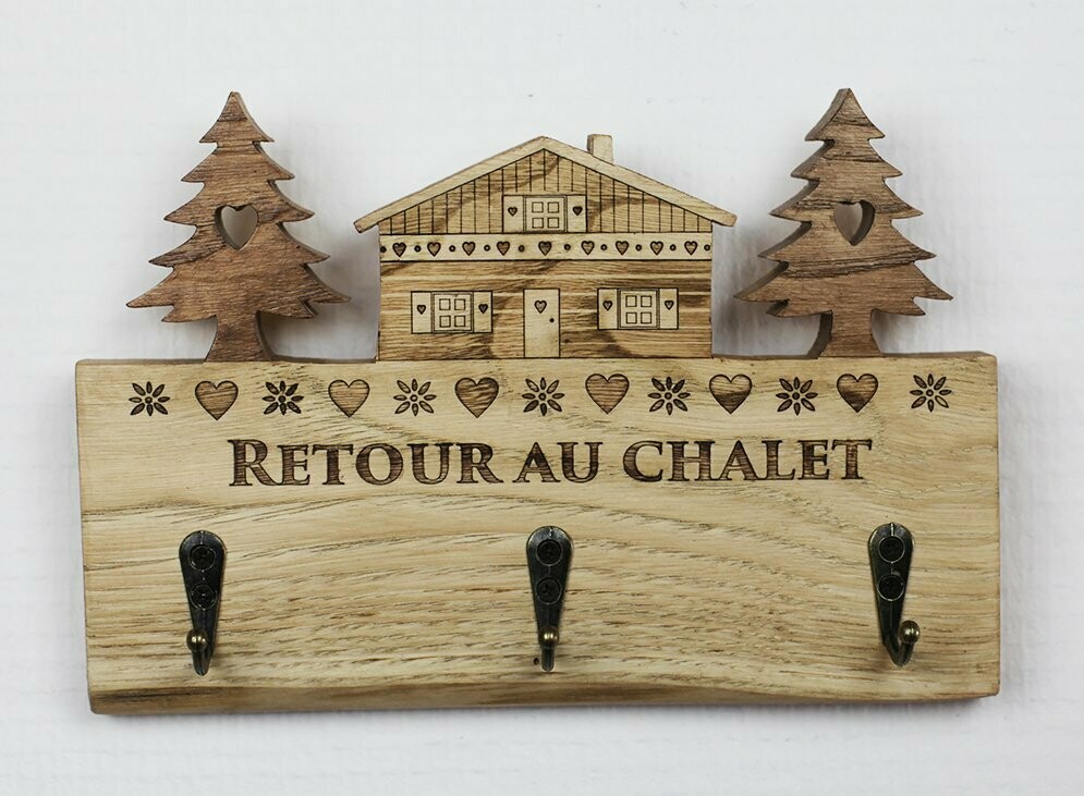 Accroche clefs  Retour au Chalet