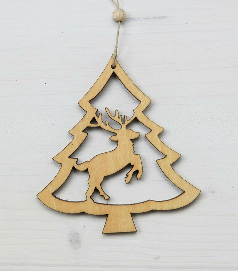 Sapin ajouré cerf Sapin ajouré cerf