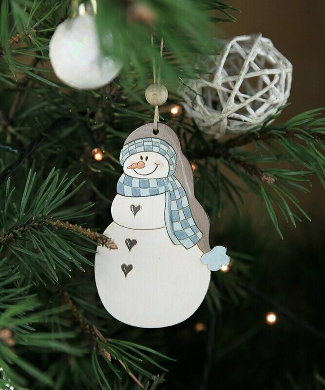 Bonhomme de neige long bonnet