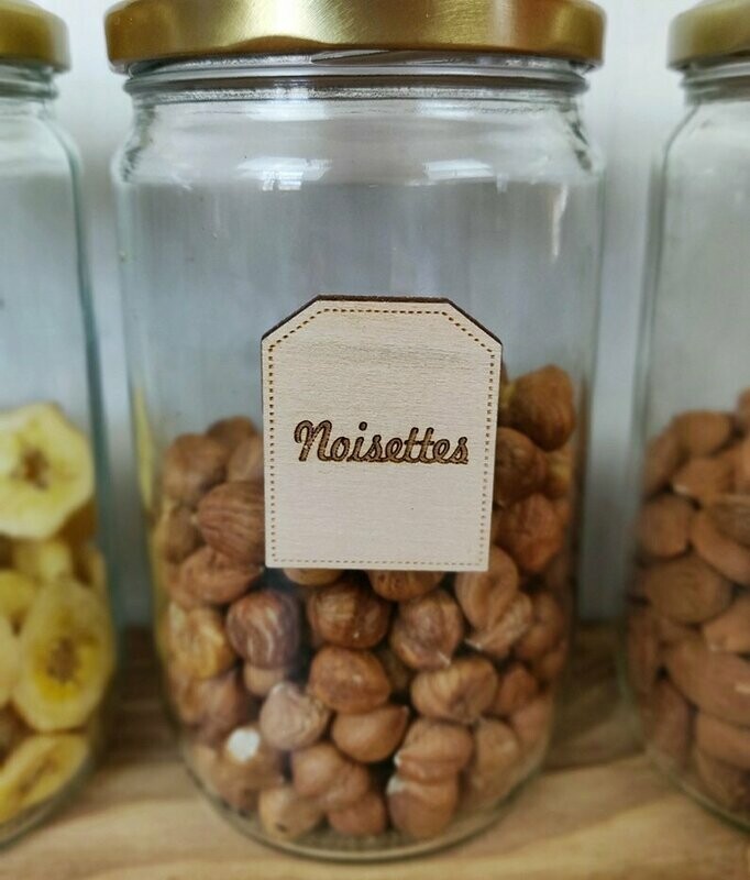 Etiquette " sachet de thé" pointillée