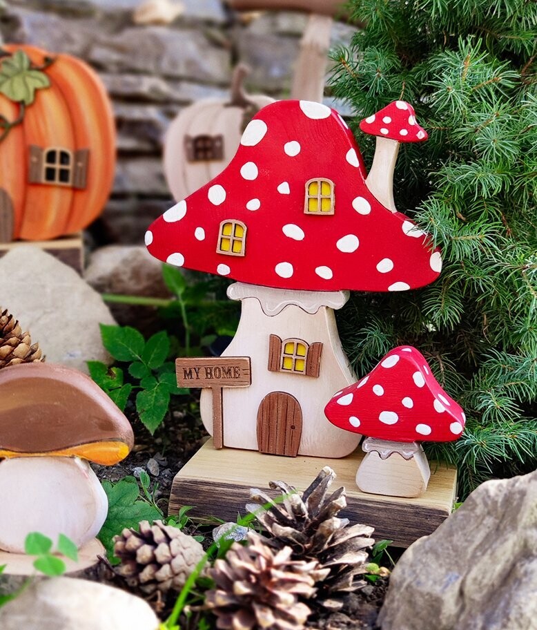 Maison Champignon rouge
