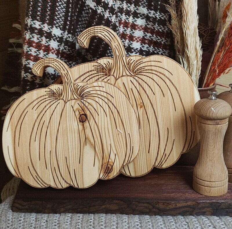 Planche à découper citrouille 2.5 cm d'épaisseur Planche à découper citrouille 2.5 cm d'épaisseur