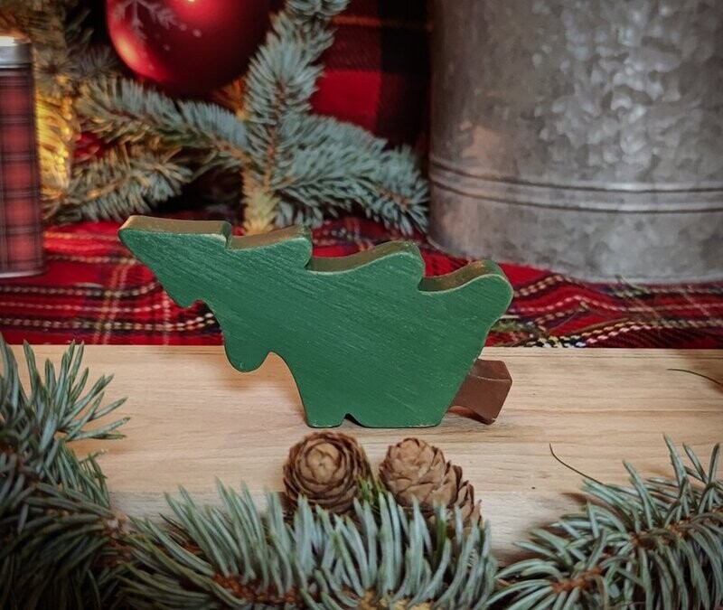 Décoration sapin pour benne Truck de saison