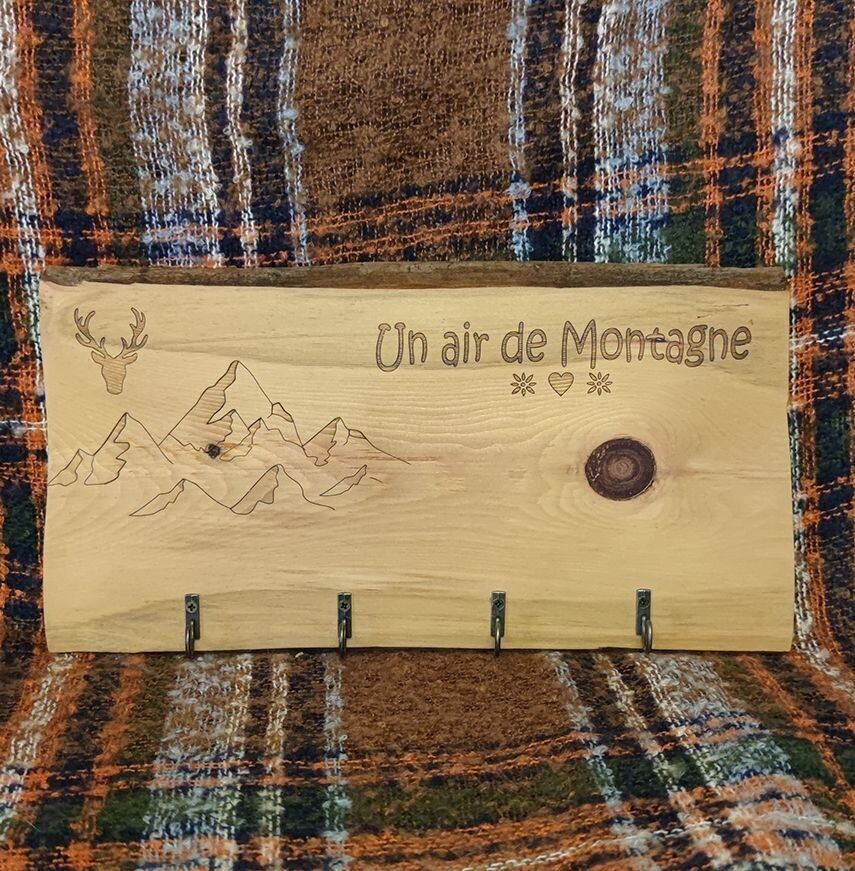 Accroche clefs Un air de montagne