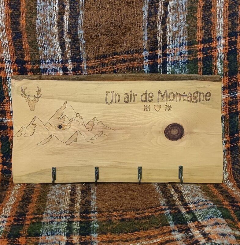 Accroche clefs Un air de montagne