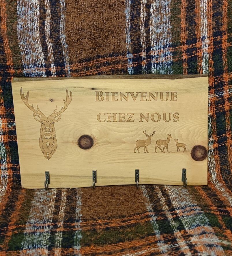 Accroche clefs Bienvenue chez nous